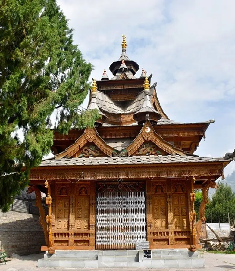 Shri Badri Narayan Ji Temple in Batseri, Sangla, Kinnaur.